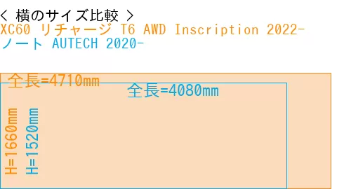 #XC60 リチャージ T6 AWD Inscription 2022- + ノート AUTECH 2020-